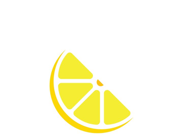 Fresh lemon fruit vector illustration icon