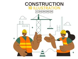 10 Construction Vector Illustration preview picture