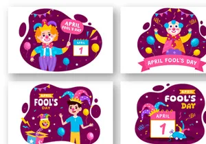 12 Happy April Fools Day Illustration