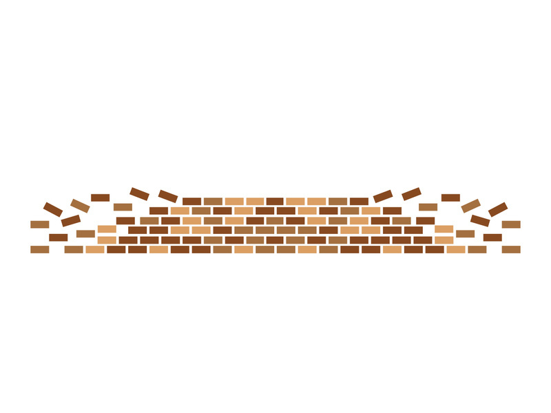 Brick icon design illustration
