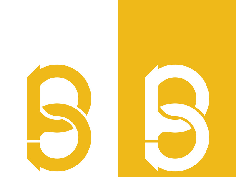 B letter logo template vector illustration