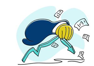 Investment Business flat Illustration