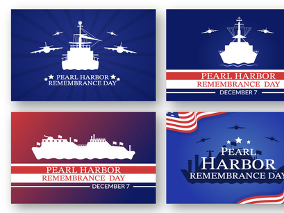 13 Pearl Harbor Remembrance Day Illustration