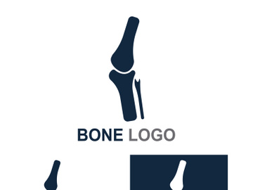 Bone logo design.logo for nursing, medical, orthopedic. preview picture