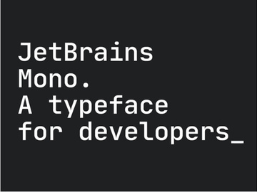 JetBrains Mono: Free typeface for developers preview picture
