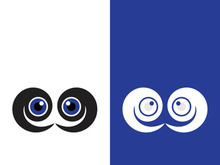 Branding identity corporate eye care vector logo design