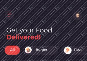 Food Delivery App Dark bagian2