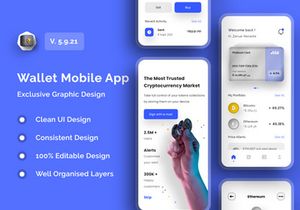Cryptocurrency Wallet App Design