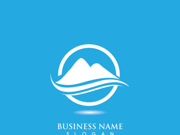 Mountain icon Logo Template Vector illustration design preview picture