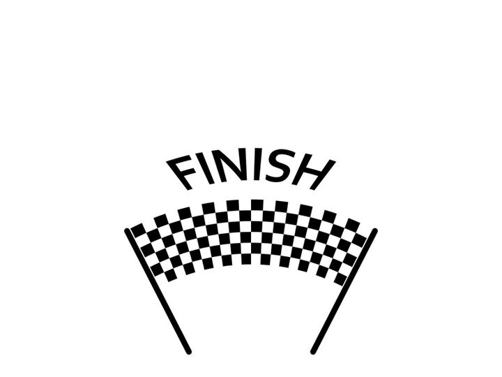 Race flag logo