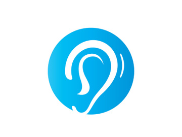 ear Logo Template vector icon preview picture