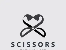 Scissors Logo Design Icon Template. Modern simple design. barbers tools and barbershop. Vector Illustration