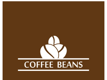 Coffee bean logo for cafe, business, label. preview picture