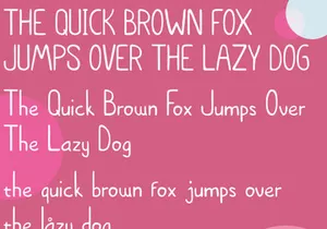 Cheryl - A Playful Font