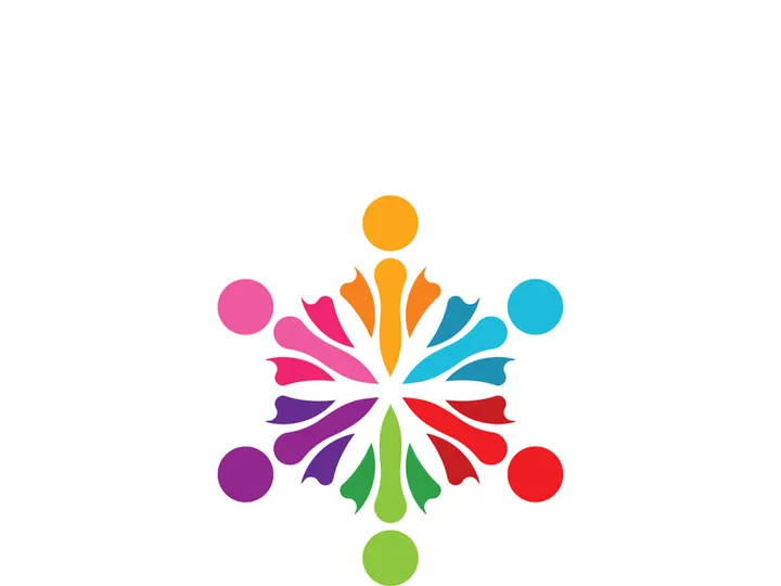 Community logo business template and icon people vector