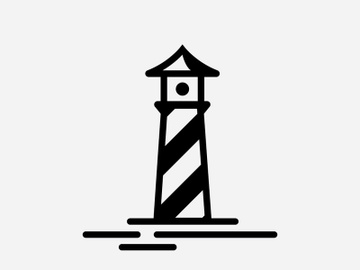 Light House Logo vector Template preview picture