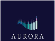 aurora logo design icon illustration vector template