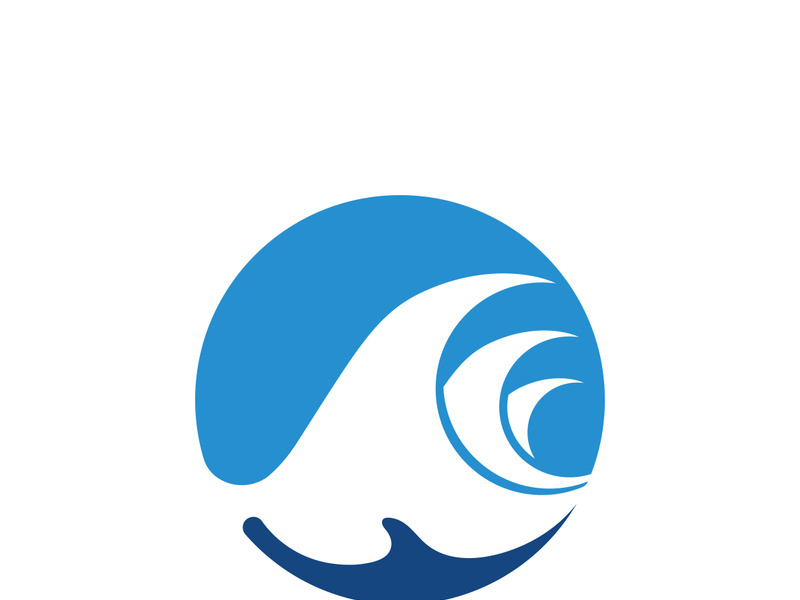 Water wave icon