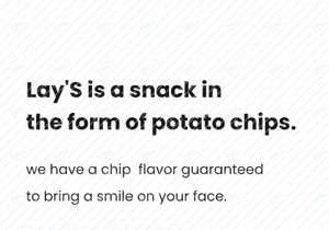 Lay's Patato Chip Store App Design