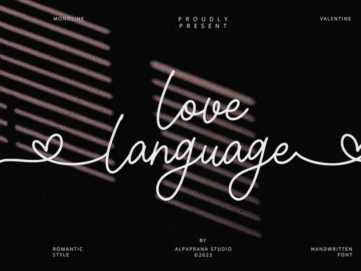 Love Language - Handwritten Font