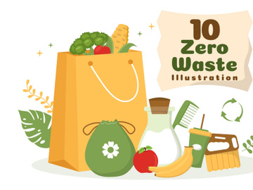 10 Zero Waste Illustration preview picture