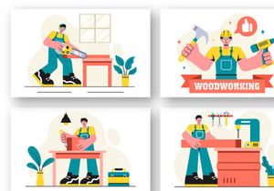 12 Woodworking Illustration
