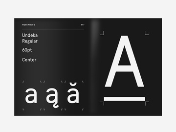 Undeka Typeface preview picture
