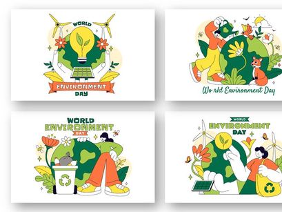 10 World Environment Day Illustration