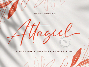 Attagiel - Handwritten Font preview picture