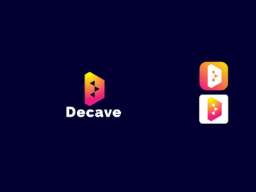 Lettermark Logo - Letter D Logo - Gradient Logo - Business Logo Design preview picture