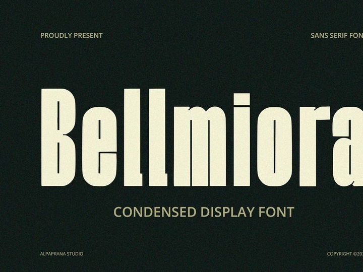 Bellmiora - Display Font