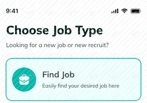 Job Finding app design kit