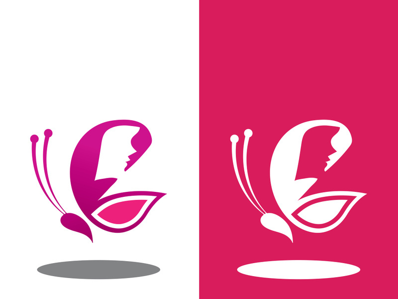 Butterfly logo icon vector design illustration