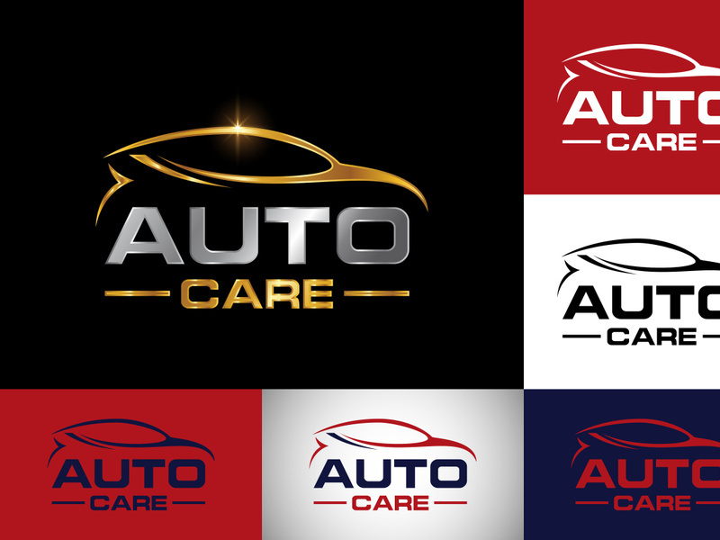 Abstract car logo sign symbol for automotive company