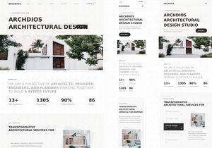 Archdios - Architecture Landing Page
