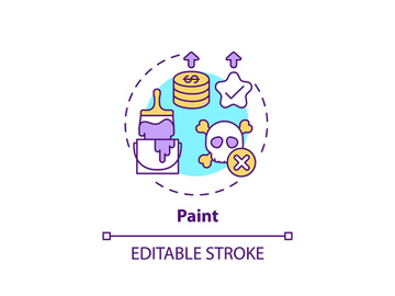 Paint concept icon preview picture