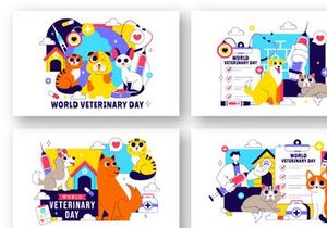 10 World Veterinary Day Illustration