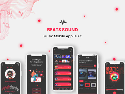 Music Beatser App Ui Kit v1.0