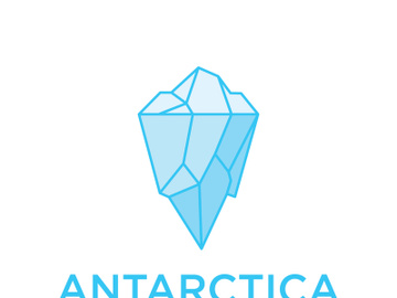 Antarctic iceberg logo design. preview picture