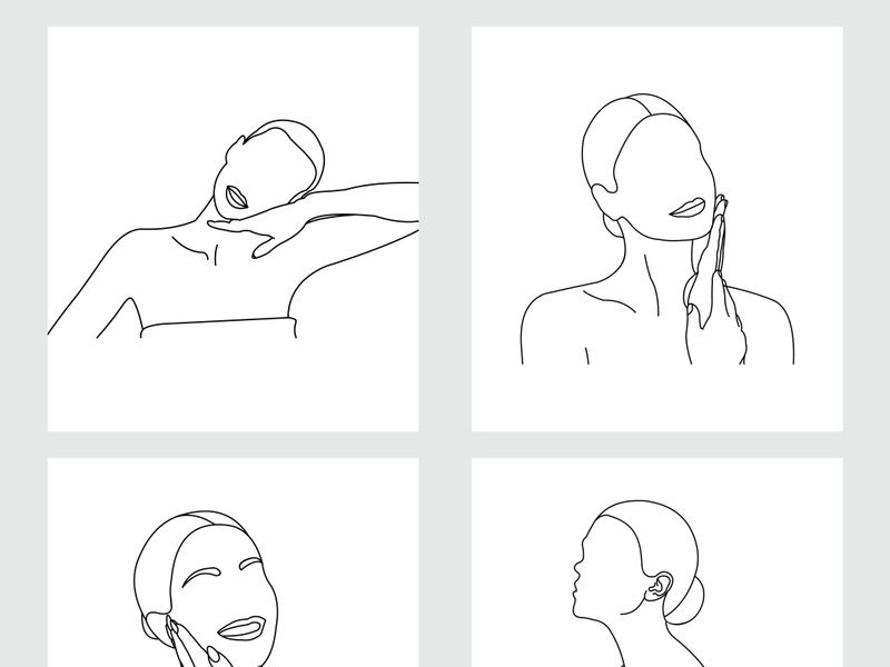 beauty woman, beauty care, line art, beauty line art, wall decoration, design, grafis, art, element