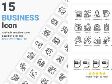 Business And Finance Icon Pack Vol.01 preview picture