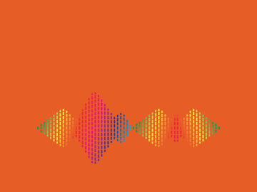 Sound waves logo background modern music vector image preview picture