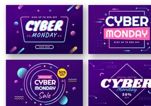 14 Cyber Monday Event Illustration