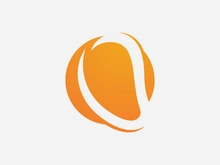 Fresh mango fruit vector illustration logo icon