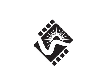 Abstract film icon illustration preview picture