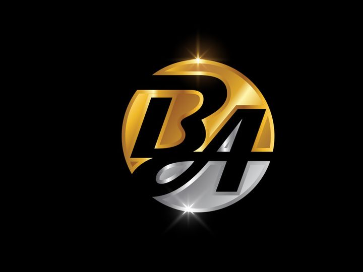 Initial Letter B A Logo Design Vector. Graphic Alphabet Symbol For Corporate Business Identity