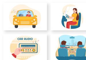 10 Car Audio Illustration