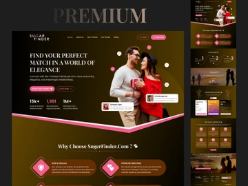 Sugar Finder Dating UI Kit preview picture