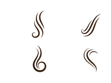 hair logo vector symbol, illustration icon