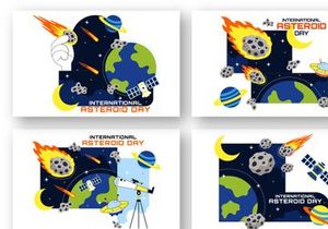 10 World Asteroid Day Illustration